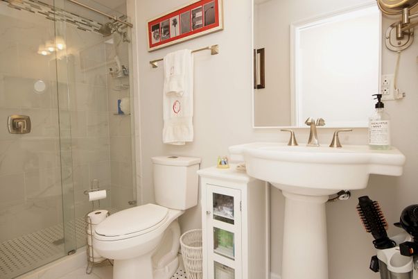 Bathroom, Glass Shower, Interior