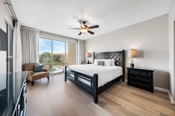 Bedroom, Interior, Wood Texture Flooring