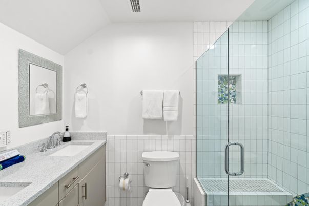 Bathroom, Glass Shower, Interior