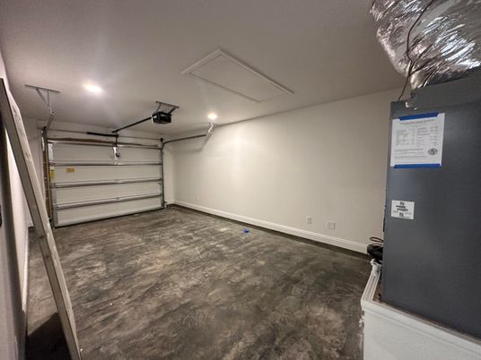 Garage, Interior, Recessed Lighting