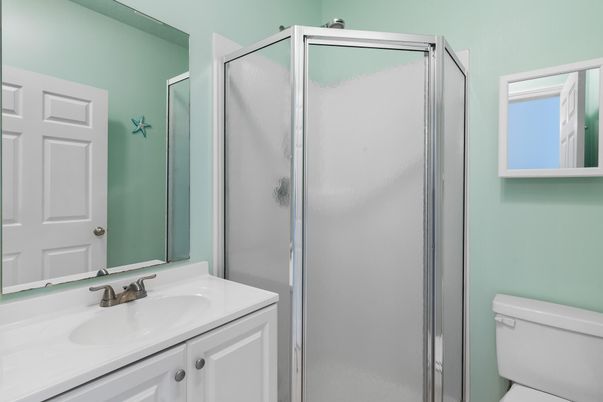 Bathroom, Glass Shower, Interior