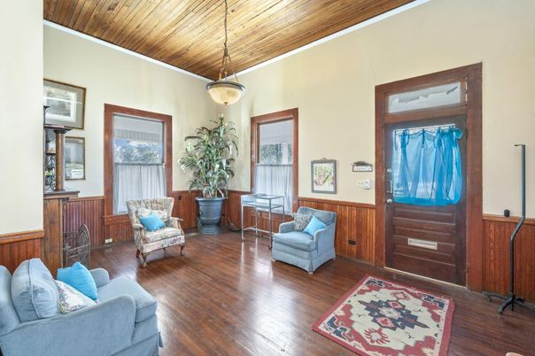 Interior, Living room, Pendant Lights, Wooden Ceilings, Wood Texture Flooring