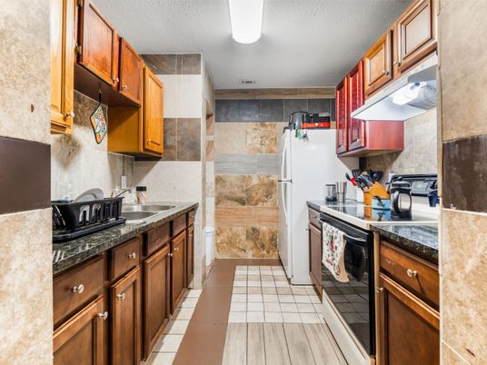 Interior, Kitchen, Wood Texture Flooring
