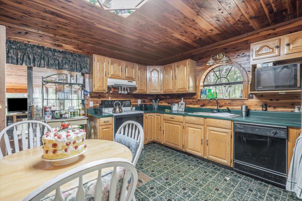 Dining room, Interior, Kitchen, Wooden Ceilings