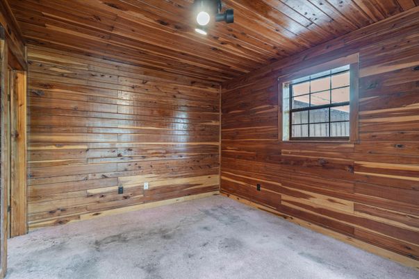 Empty room, Interior, Wooden Ceilings, Wooden Walls