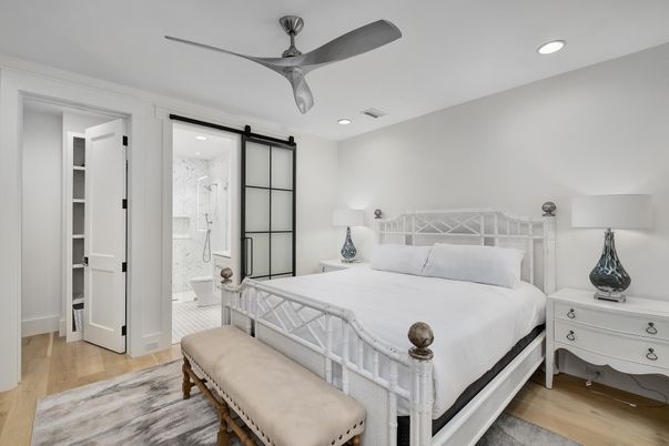 Bathroom, Bedroom, Interior, Recessed Lighting, Wood Texture Flooring