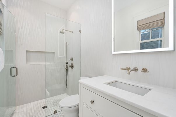 Bathroom, Glass Shower, Interior