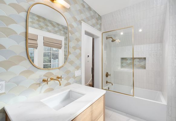 Bathroom, Glass Shower, Interior
