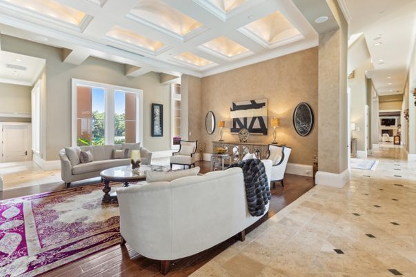 Interior, Living room, Recessed Lighting