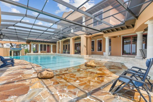 Glass Ceilings, Interior, Pool, Sun Room