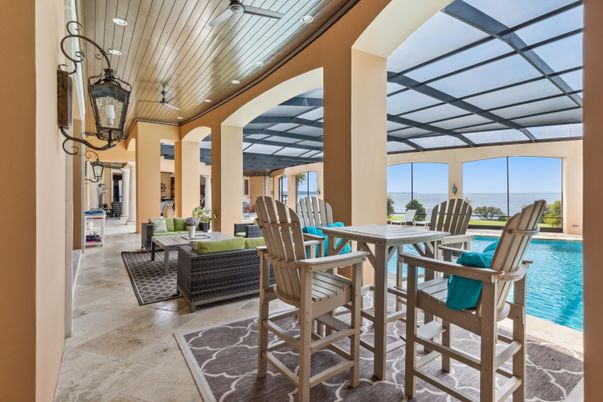 Dining room, Interior, Pool