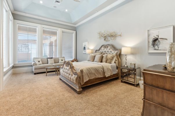 Bedroom, Interior, Recessed Lighting
