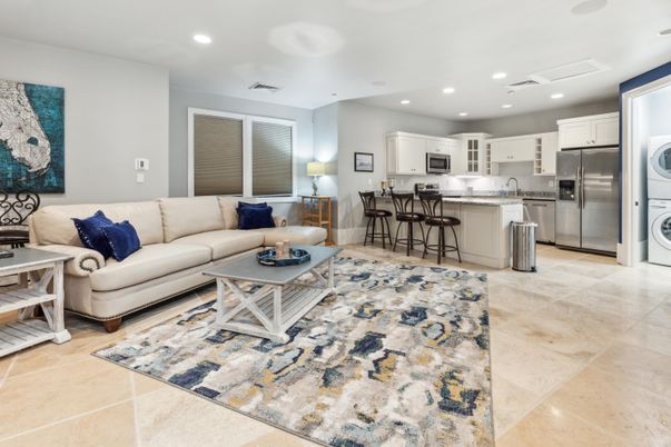 Interior, Kitchen, Living room, Recessed Lighting, Stainless Steel Appliances