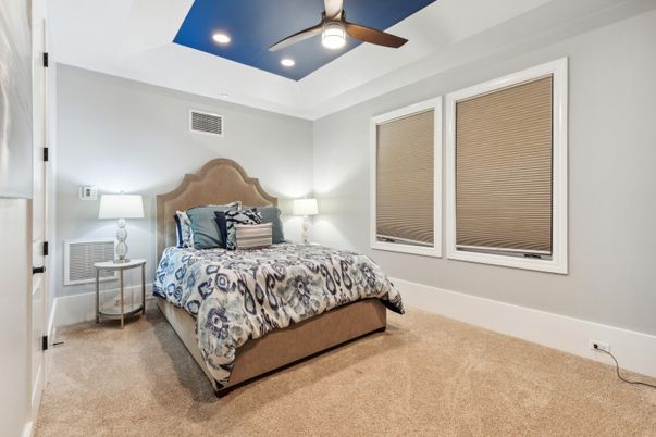 Bedroom, Interior, Recessed Lighting