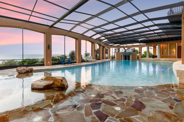 Glass Ceilings, Interior, Pool, Sun Room, Water