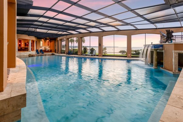 Glass Ceilings, Interior, Pool, Sun Room