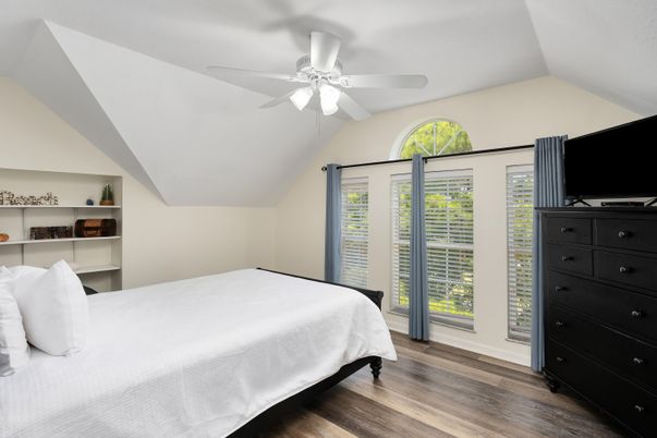 Bedroom, Interior, Wood Texture Flooring