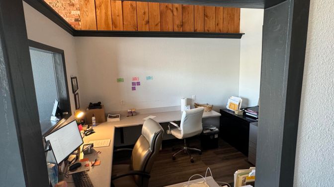 Home Office, Interior, Wood Texture Flooring