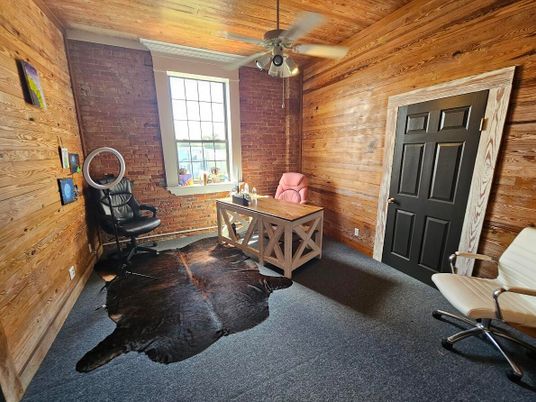 Home Office, Interior, Stone Walls, Wooden Ceilings, Wooden Walls