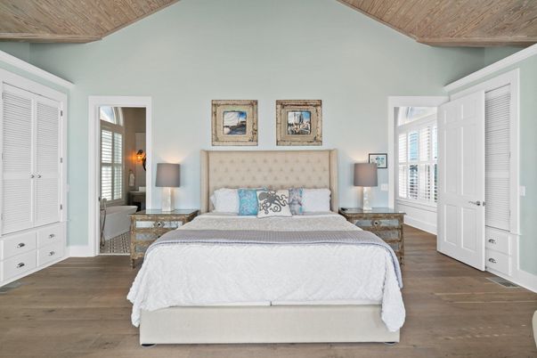 Bedroom, Interior, Wooden Ceilings, Wood Texture Flooring