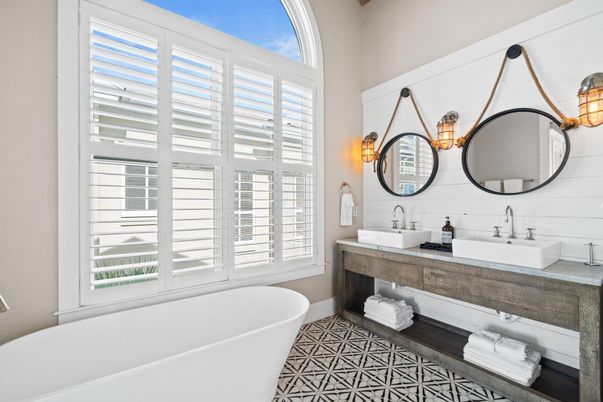 Bathroom, Dual Sink Vanities, Free Standing Baths, Interior