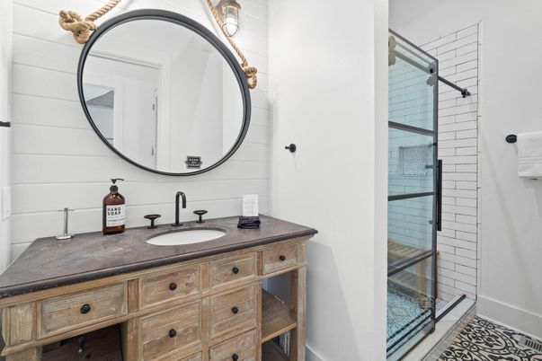Bathroom, Glass Shower, Interior