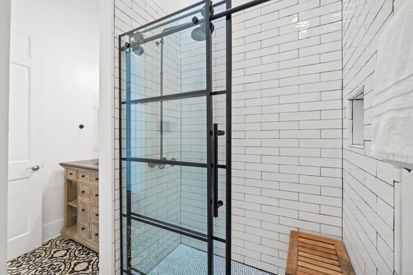 Bathroom, Glass Shower, Interior