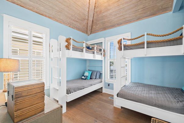 Bedroom, Interior, Wooden Ceilings, Wood Texture Flooring