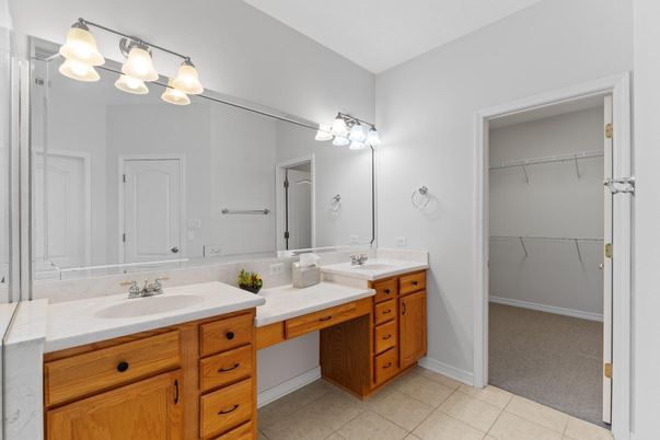 Bathroom, Dual Sink Vanities, Interior, Walk-in Closets