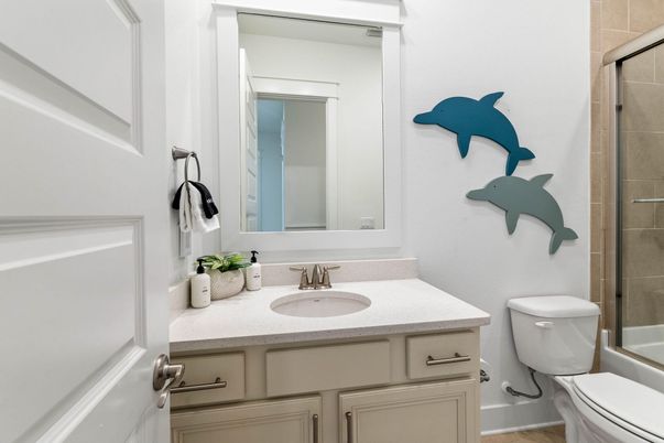 Bathroom, Glass Shower, Interior