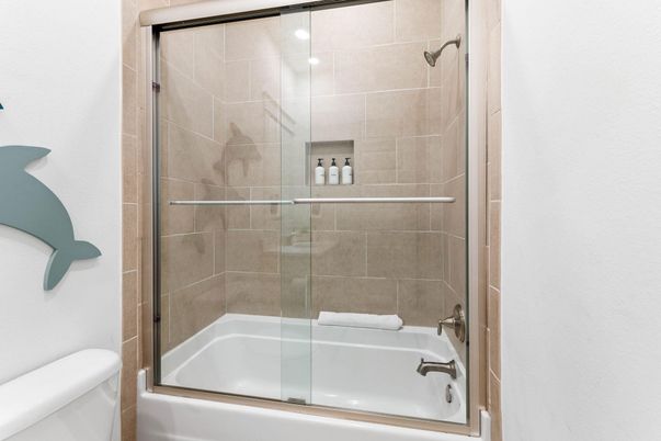 Bathroom, Glass Shower, Interior