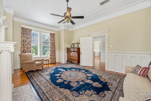 Fireplace, Interior, Wood Texture Flooring