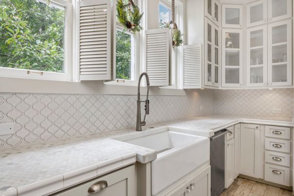 Interior, Kitchen, Tile Countertops