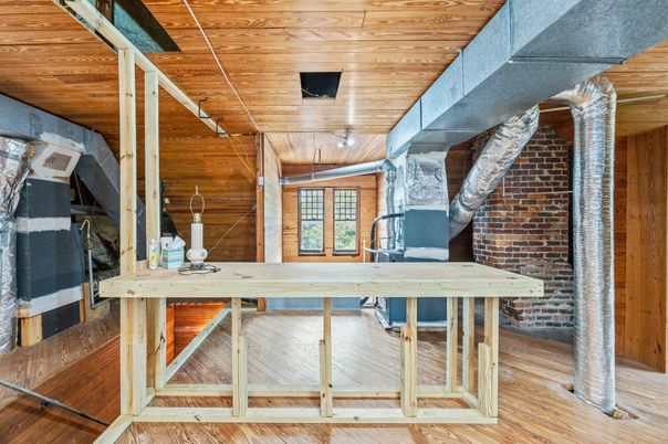 Interior, Stone Walls, Wooden Ceilings, Wood Texture Flooring, Wooden Walls