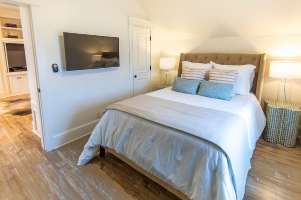 Bedroom, Interior, Wood Texture Flooring