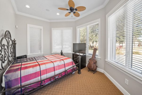 Bedroom, Home Office, Interior, Recessed Lighting
