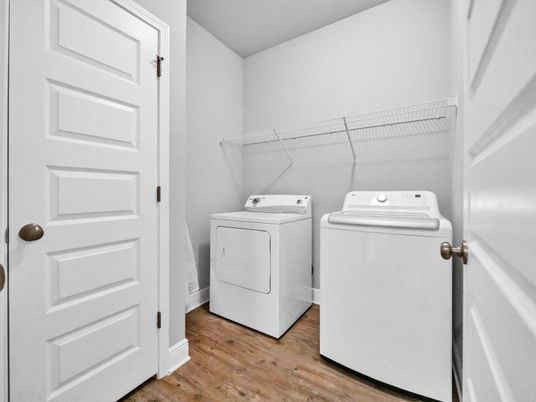 Interior, Utility Closets, Washer, Wood Texture Flooring