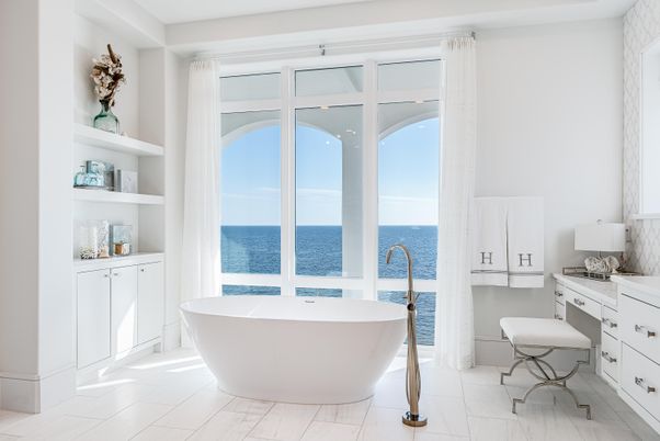 Bathroom, Free Standing Baths, Interior, Marble, Water