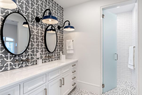 Bathroom, Dual Sink Vanities, Interior