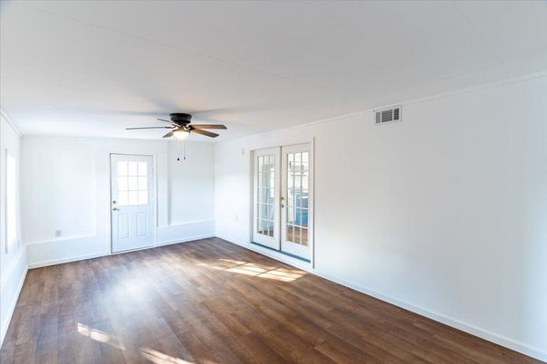 Empty room, Interior, Wood Texture Flooring