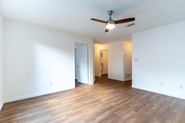 Empty room, Interior, Wood Texture Flooring