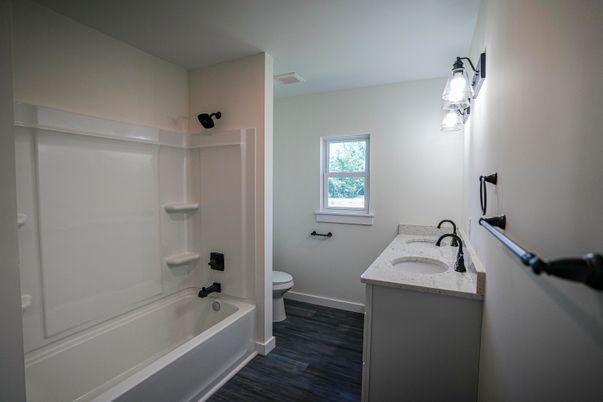 Bathroom, Interior, Wood Texture Flooring