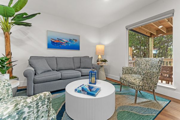 Interior, Living room, Recessed Lighting, Wooden Beams, Wooden Ceilings, Wood Texture Flooring