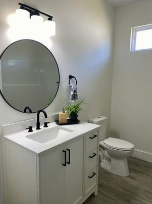 Bathroom, Interior, Wood Texture Flooring