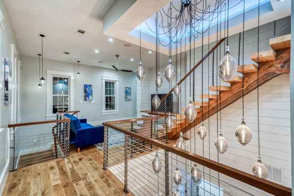 Interior, Pendant Lights, Recessed Lighting, Wood Texture Flooring