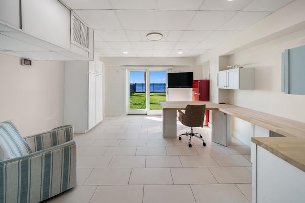 Home Office, Interior, Recessed Lighting