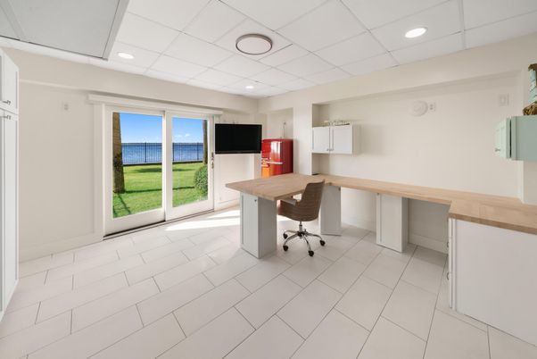 Home Office, Interior, Recessed Lighting