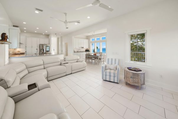 Dining room, Interior, Kitchen, Living room, Recessed Lighting, Stainless Steel Appliances, Water