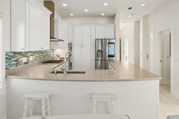 Interior, Kitchen, Recessed Lighting, Stainless Steel Appliances