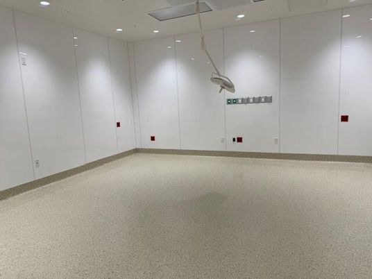 Empty room, Interior, Recessed Lighting